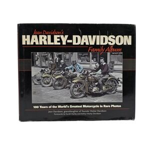 Signed‎ Jean Davidson's Harley-Davidson Family Album Hardcover Book 2003 Rare